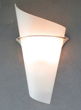 Curled Glass Sconce